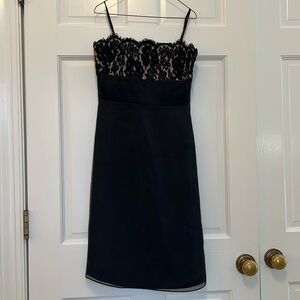 Strapless Little black dress by Ann Taylor size 0 petite.